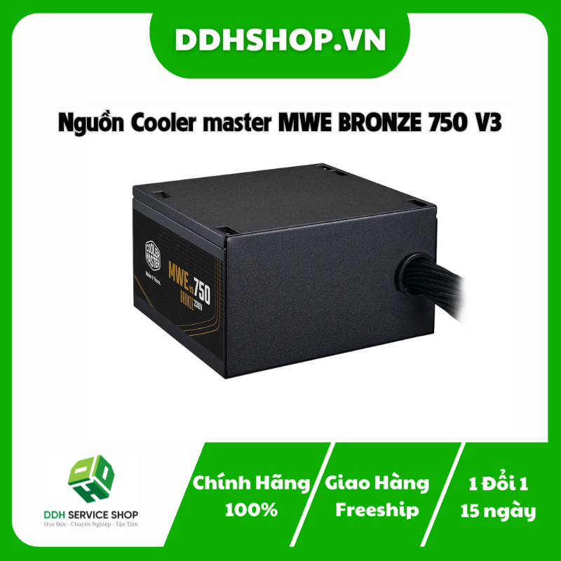 Nguồn máy tính Cooler master MWE BRONZE 750 V3