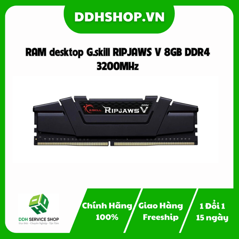 RAM desktop G.skill RIPJAWS V (1 x 8GB) DDR4 3200MHz