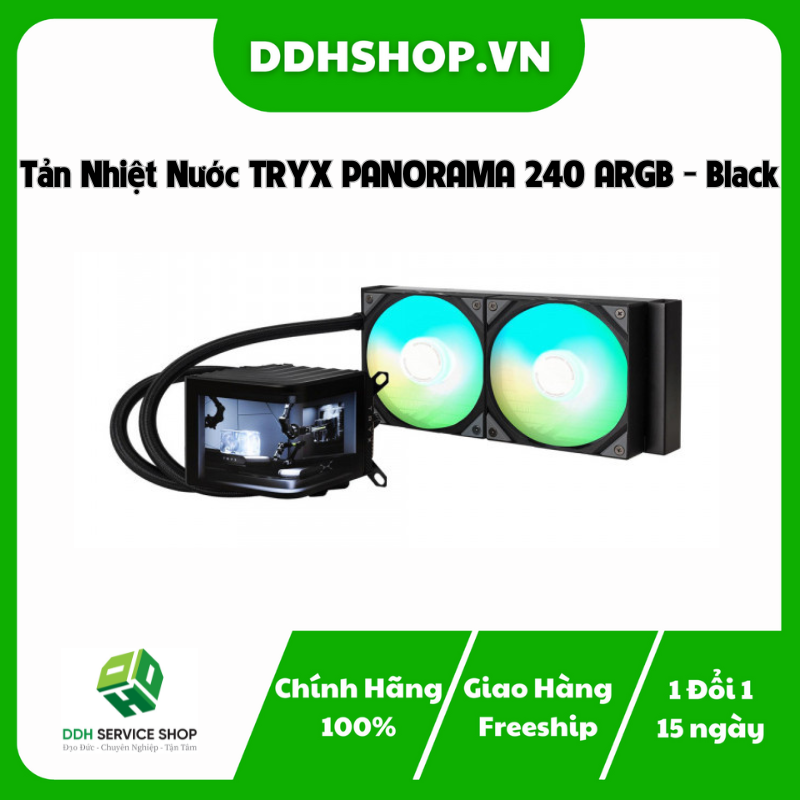 Tản Nhiệt Nước TRYX PANORAMA 240 ARGB - Black