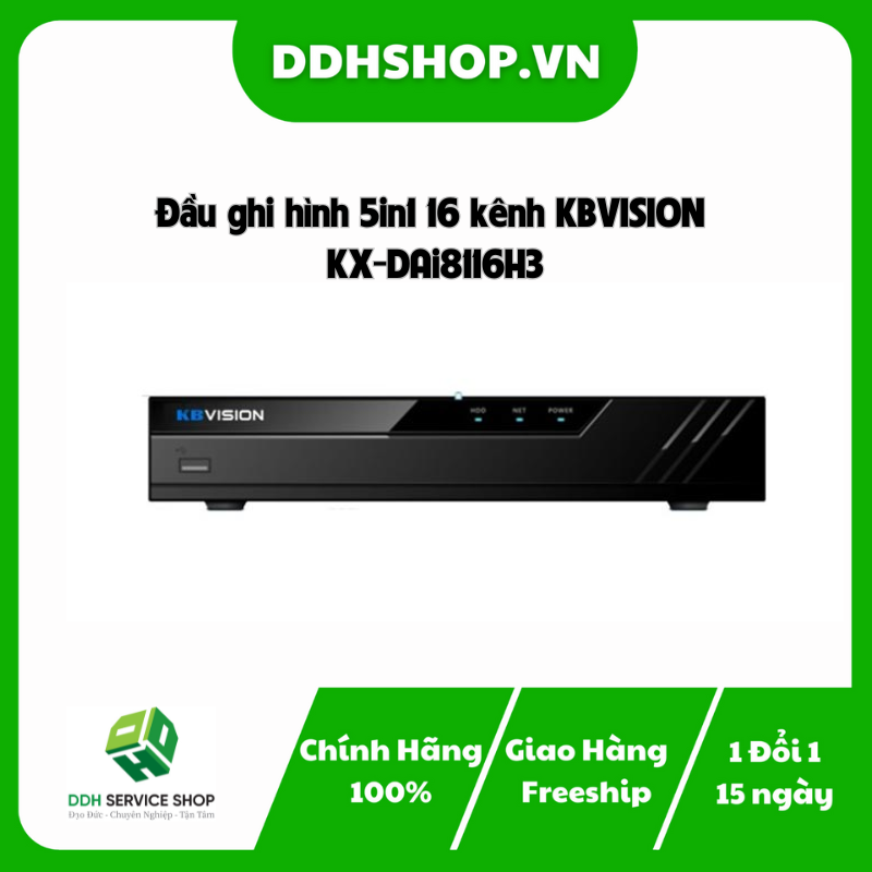 Đầu ghi hình 5in1 16 kênh KBVISION KX-DAi8116H3