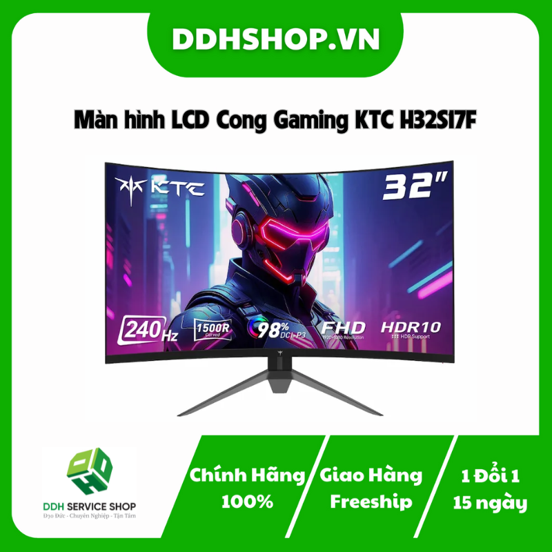 Màn hình LCD Cong Gaming KTC H32S17F