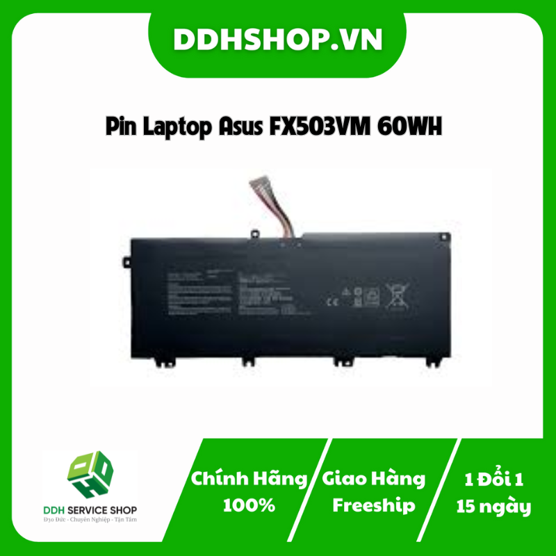 Pin Laptop Asus FX503VM 60WH