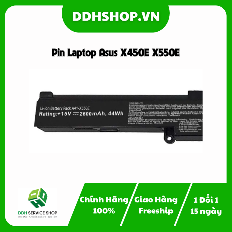 Pin Laptop Asus X450E X550E