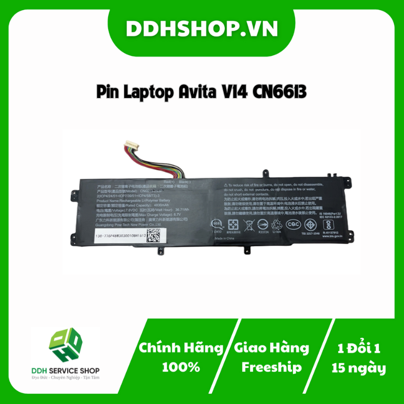 Pin Laptop Avita V14 CN6613