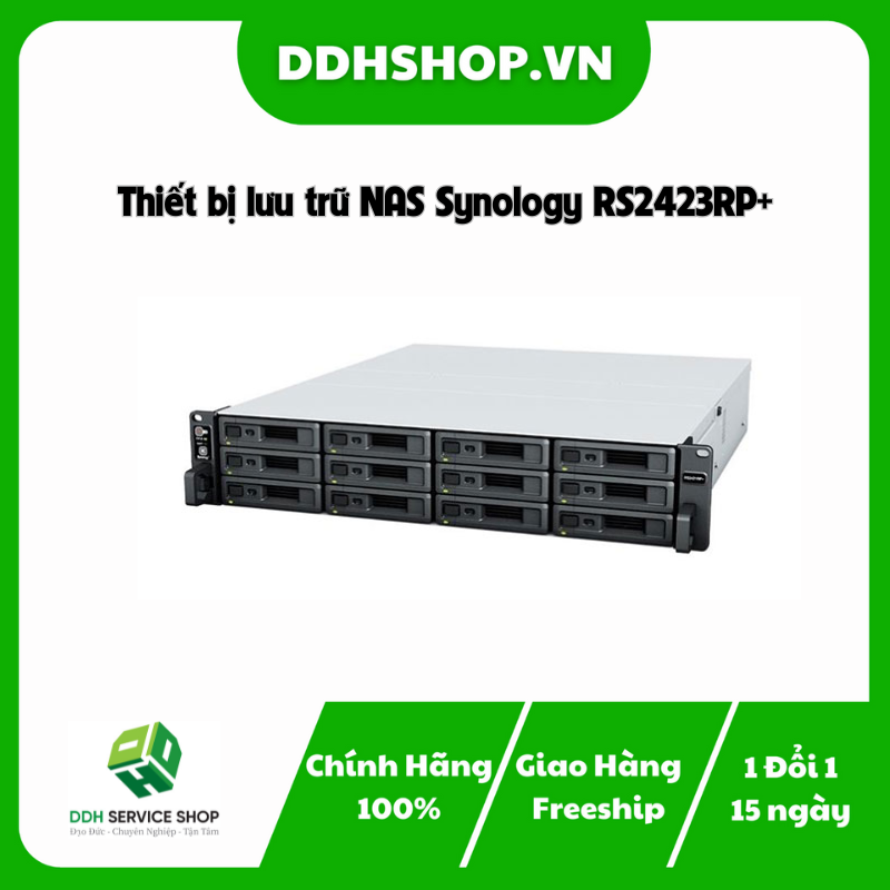 Thiết bị lưu trữ NAS Synology RS2423RP+