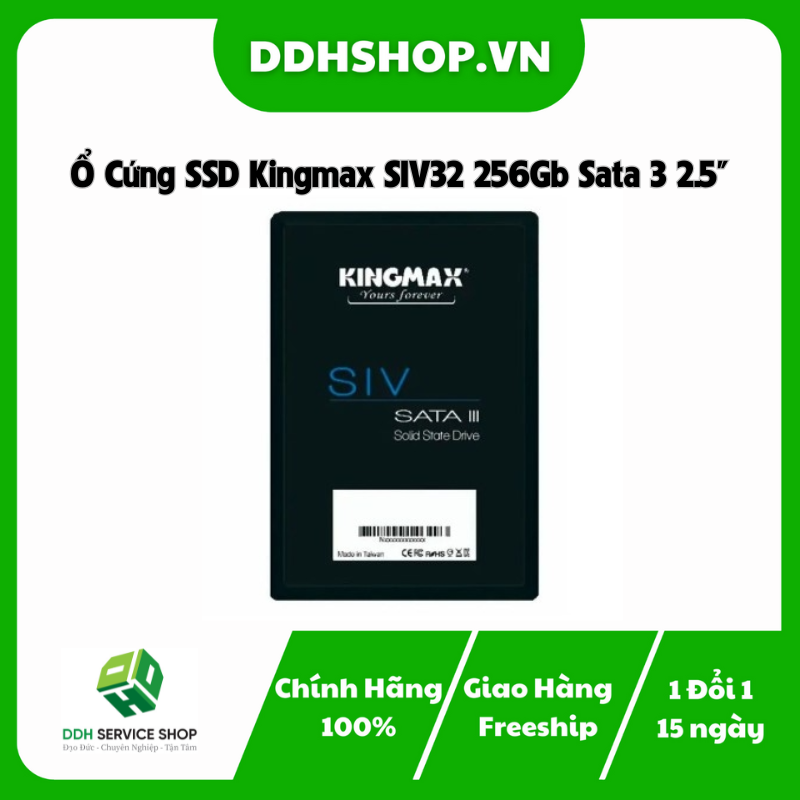 Ổ Cứng SSD Kingmax SIV32 256Gb Sata 3 2.5