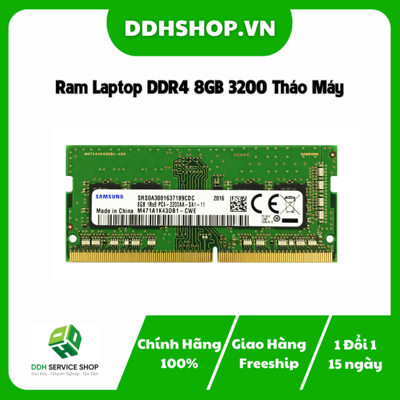Ram Laptop DDR4 8G 3200 Tháo Máy