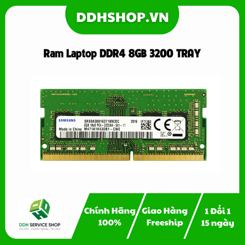Ram Laptop DDR4 8GB 3200 TRAY