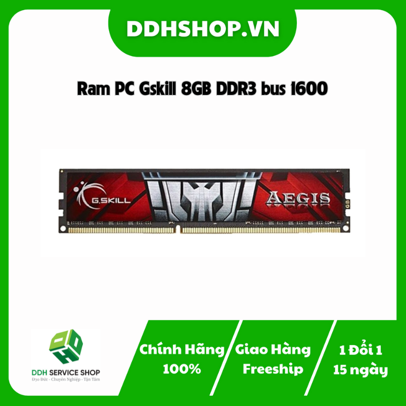 Ram PC Gskill 8GB DDR3 bus 1600